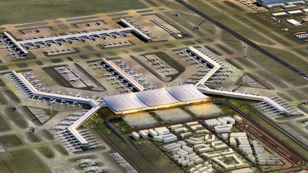 Avrupa Yakası'nda inşa edilen 3. Havalimanı