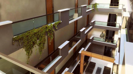 Atakum Suite Loft site içi görünümü