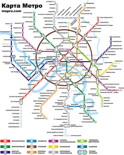 moskova metro haritası