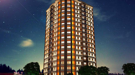 diamond residence gece görünümü