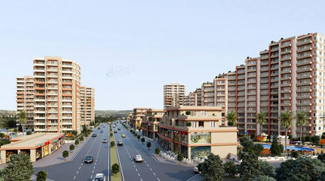 dreamtown adana site içi görünümü