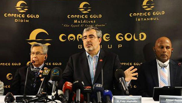 jetpa holding'in sahibi fadıl akgündüz ve ortakları Caprice Gold toplantısında