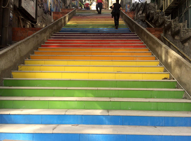 karaköy renkli merdivenlerin son hali