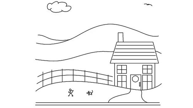 ilkokulda çizilen evler