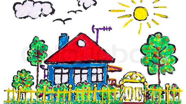 İlkokulda çizilen o bahçeli ev