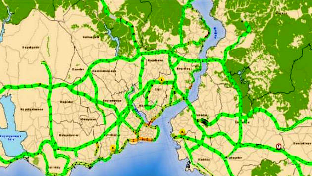 trafik haritası