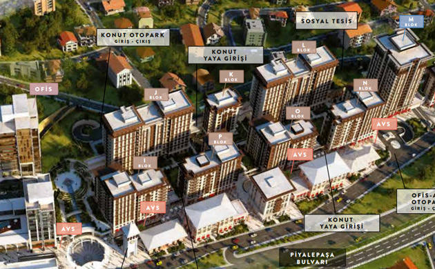 Piyalepaşa İstanbul J ve K blokları