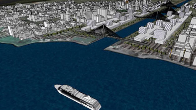 İstanbul'da yapılan Kanal İstanbul projesi