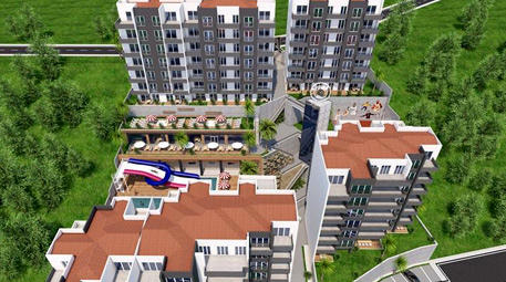 Melisa Residence 2 yukarıdan görünümü