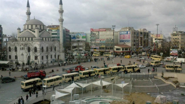 Gaziosmanpaşa'daki minibüs durakları