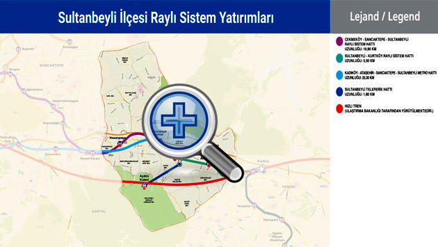 sultanbeyli metro haritası