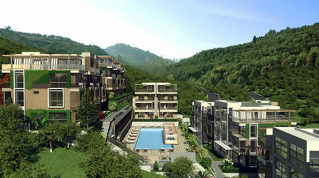 Vadi Mudanya site içi görünümü