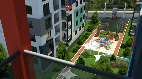 yayatoria projesinin park alanından bir kare