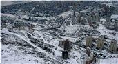 Bahçeşehir kar manzaraları