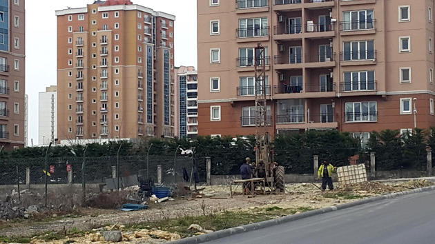 Ispartakule metrosunda sondaj çalışmaları sürüyor!