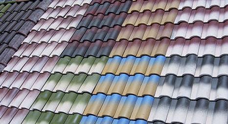 Tablo gibi renkli çatılar