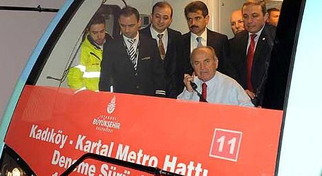 Kadıköy-Kartal metro hattında ilk deneme sürüşü!