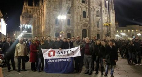 Aspen ailesi başarısını Milano’da kutladı