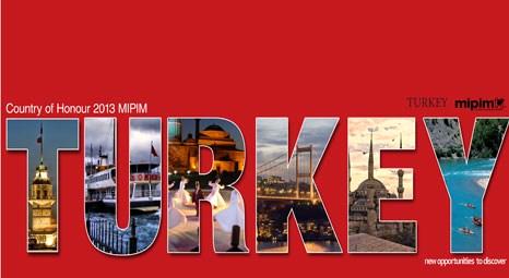 MIPIM 2013 Onur Ülkesi Türkiye seçildi