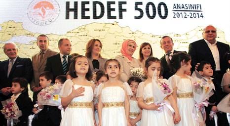 Emine Erdoğan ve TOGEM 500 anaokulu açacak!