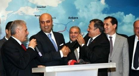 YDA Grup 700 milyon TL’lik Ankara-Afyonkarahisar YHT bölümünü inşa edecek!