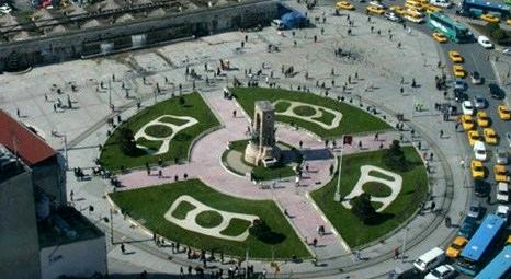 İBB Taksim Meydanı'nı yeniden düzenletecek!