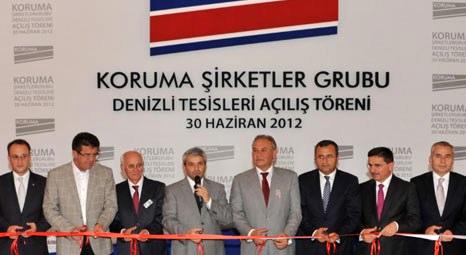 Koruma Şirketler Grubu’nun Denizli’deki fabrikasını Nihat Ergün açtı!