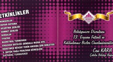 Çatalca 13. Erguvan Festivali 8 Temmuz’da başlıyor!