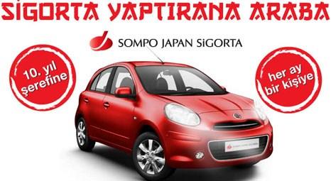 Sompo Japan Sigorta'dan müşterilerine her ay bir Nissan Micra!