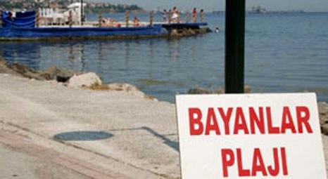 Tekirdağ Marmara Ereğlisi'nde kadınlara özel plaj yapıldı!