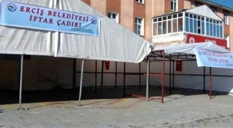 Çalık Holding, Van Erciş’te iftar çadırı kuruyor!