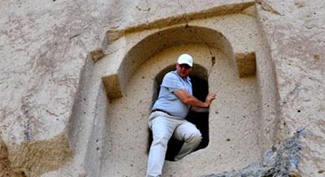  Kapadokya Ihlara Vadisi'nde yan yana kaya oyma cami ve kilise bulundu!