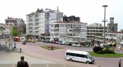 Sinop kent merkezinde trafik lambalarını kaldırdılar!