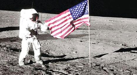 ABD'nin Ay'a diktiği bayrak 40 yıldır aynı yerde halen dalgalanıyor!