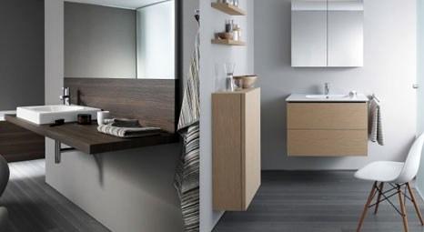Duravit'ten Delos serisi ile minimalist ve konforlu banyo mobilyası