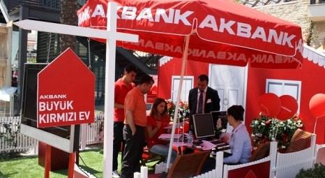 Akbank Büyük Kırmızı Ev’den 728 lira taksitli konut kredisi!
