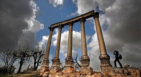 Mersin'deki 1800 yıllık 14 sütun yeniden ayağa kaldırıldı!