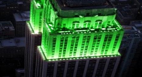 Empire State, Ramazan Bayramı'na özel yeşil renge büründü!