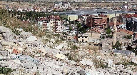 Nevşehir Kalesi etrafında kentsel dönüşüm yıkımları devam ediyor!