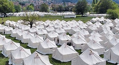 Karakamış'ta 10 bin kişilik çadırkent kurulmaya başlandı!