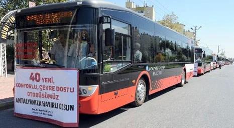 Antalya Büyükşehir Belediye Başkanlığı 40 otobüsü 3 yıllığına kiraya verecek!  