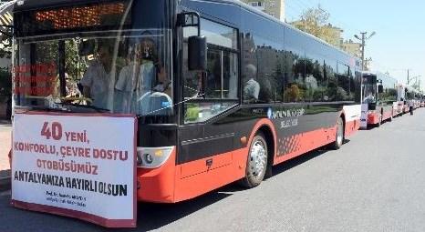 Antalya'da 40 belediye otobüsünün 3 yıllık işletmesi 5.7 milyon liraya kiraya verilecek!