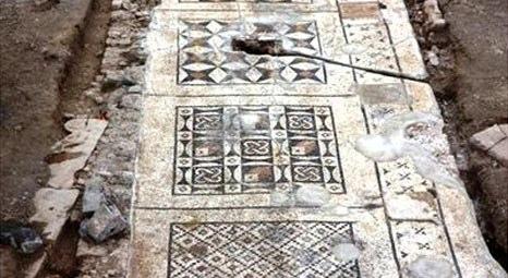 Alanya’da Roma İmparatorluğu’na ait dev mozaik taban bulundu!