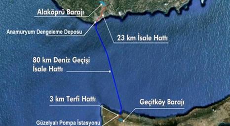 KKTC Su Temin Projesi, Alaköprü Barajı’ndan Kıbrıs’a su taşıyacak!