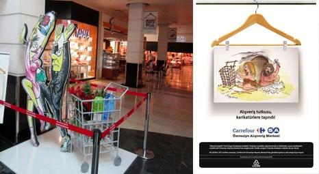 CarrefourSA Ümraniye AVM'de Alışveriş Hayattır! karikatür sergisi açılacak!