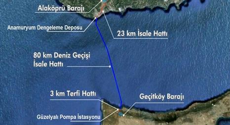 KKTC'ye su temin edecek projenin temelini Veysel Eroğlu attı!