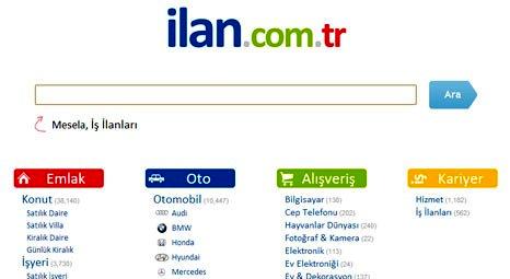 ilan.com.tr yayın hayatına atıldı!