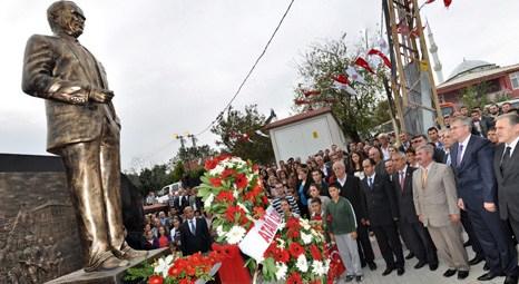 Çatalca Belediyesi’nin yaptırdığı sosyal tesisler ve Atatürk Anıtı açıldı!