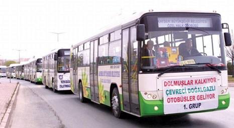 Kayseri’de 15 şehir içi otobüs hattının 49 yıllığına kullanım hakkı verilecek!