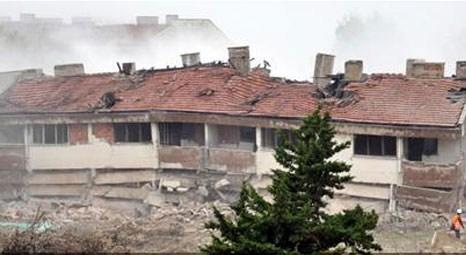 Kapıkule Sınır Kapısı yanında bulunan 2 lojman binası dinamitle yıkıldı!